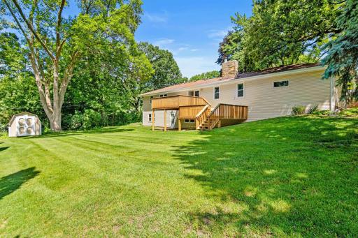 Large backyard!