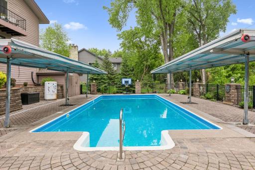 The 36x18-foot pool has a automatic hydraulic cover. It increased in depth from 3-ft to 11-ft.