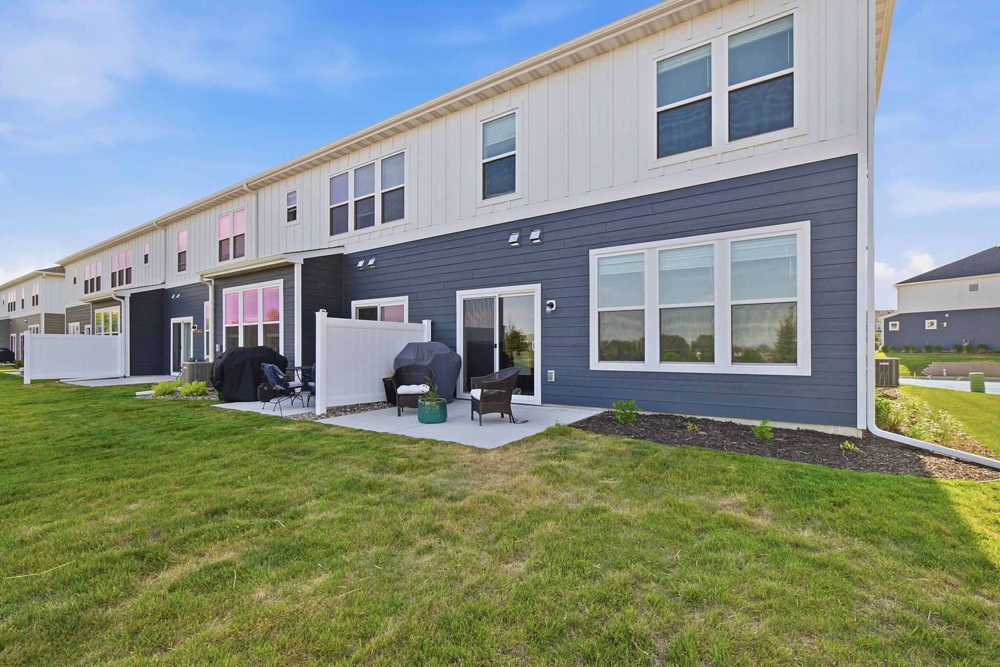 Enjoy low-maintenance living with a private backyard retreat that offers both space and comfort. This home features a walk-out style patio area—perfect for relaxing, grilling, or entertaining—along with expansive green space just beyond your door.