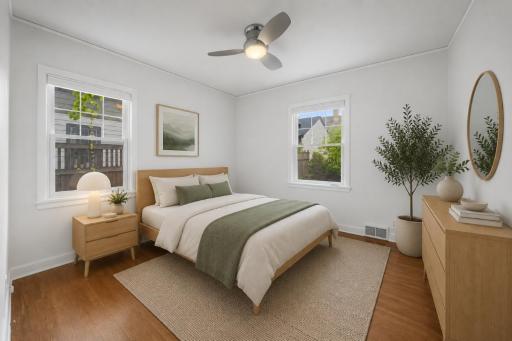 Main floor Bedroom - Virtually staged Image!