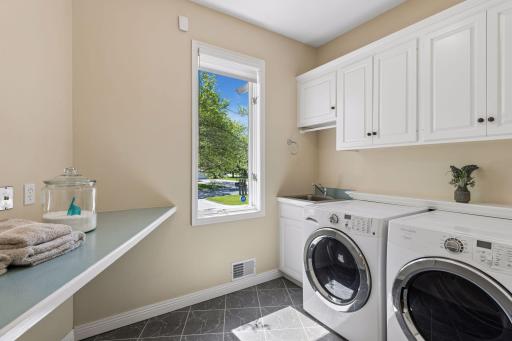 You may even enjoy doing laundry in this space