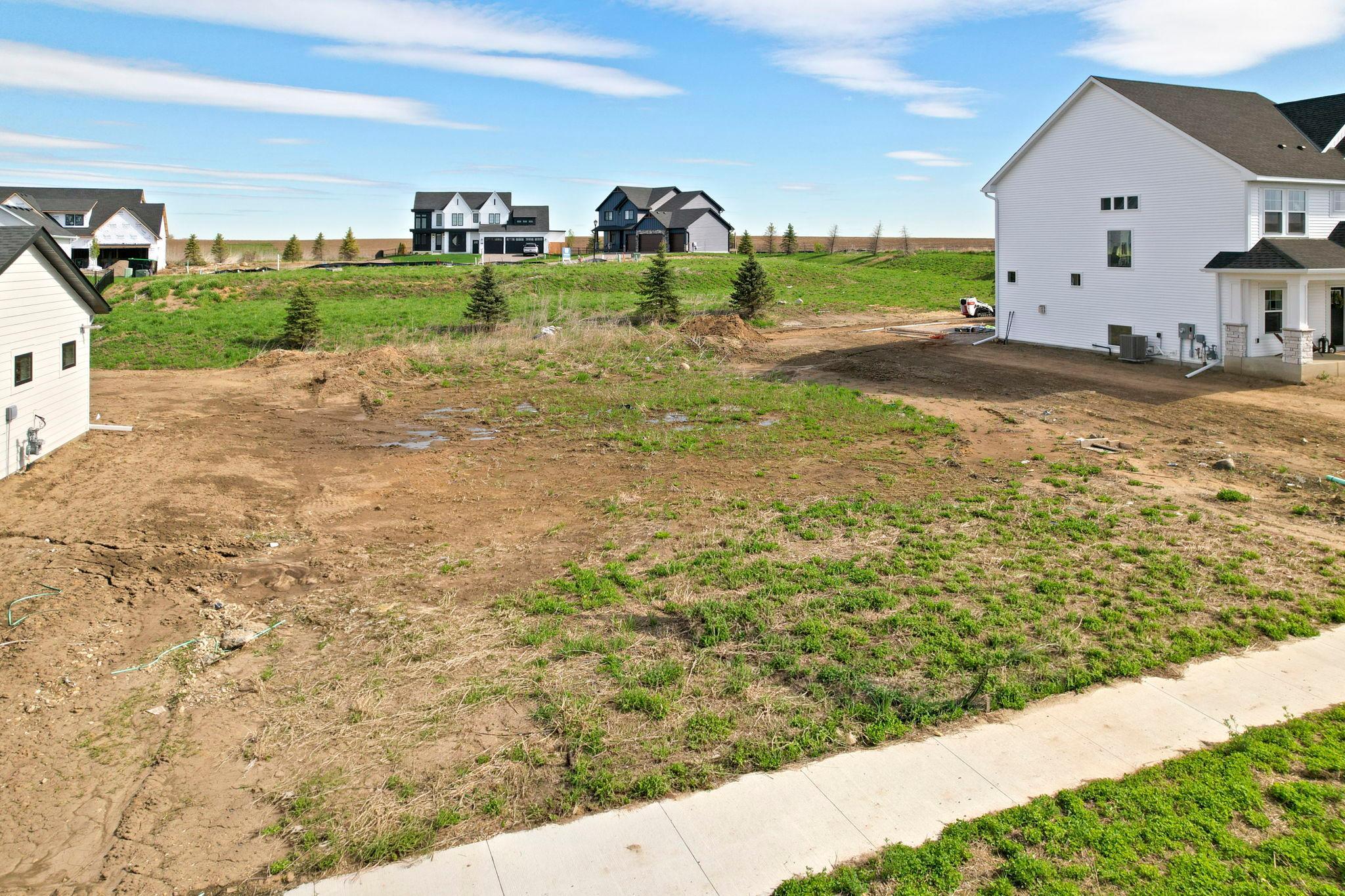 This vacant lot is part of a vibrant and welcoming community.
