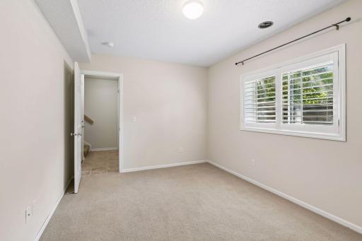 Lower level bedroom.