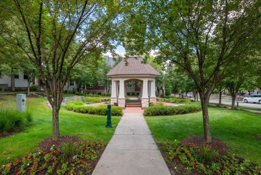 Neighborhood walking paths.