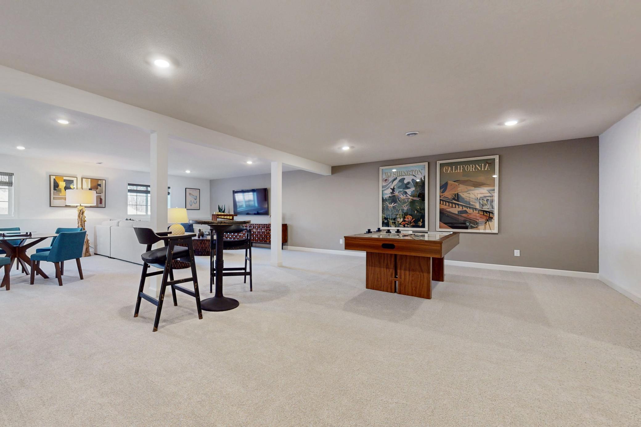 (Photo of a decorated model, actual home's finishes will vary slightly)