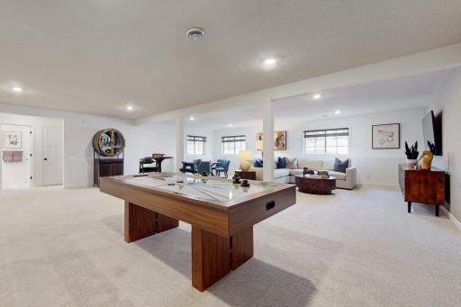 (Photo of a decorated model, actual home's finishes will vary slightly)
