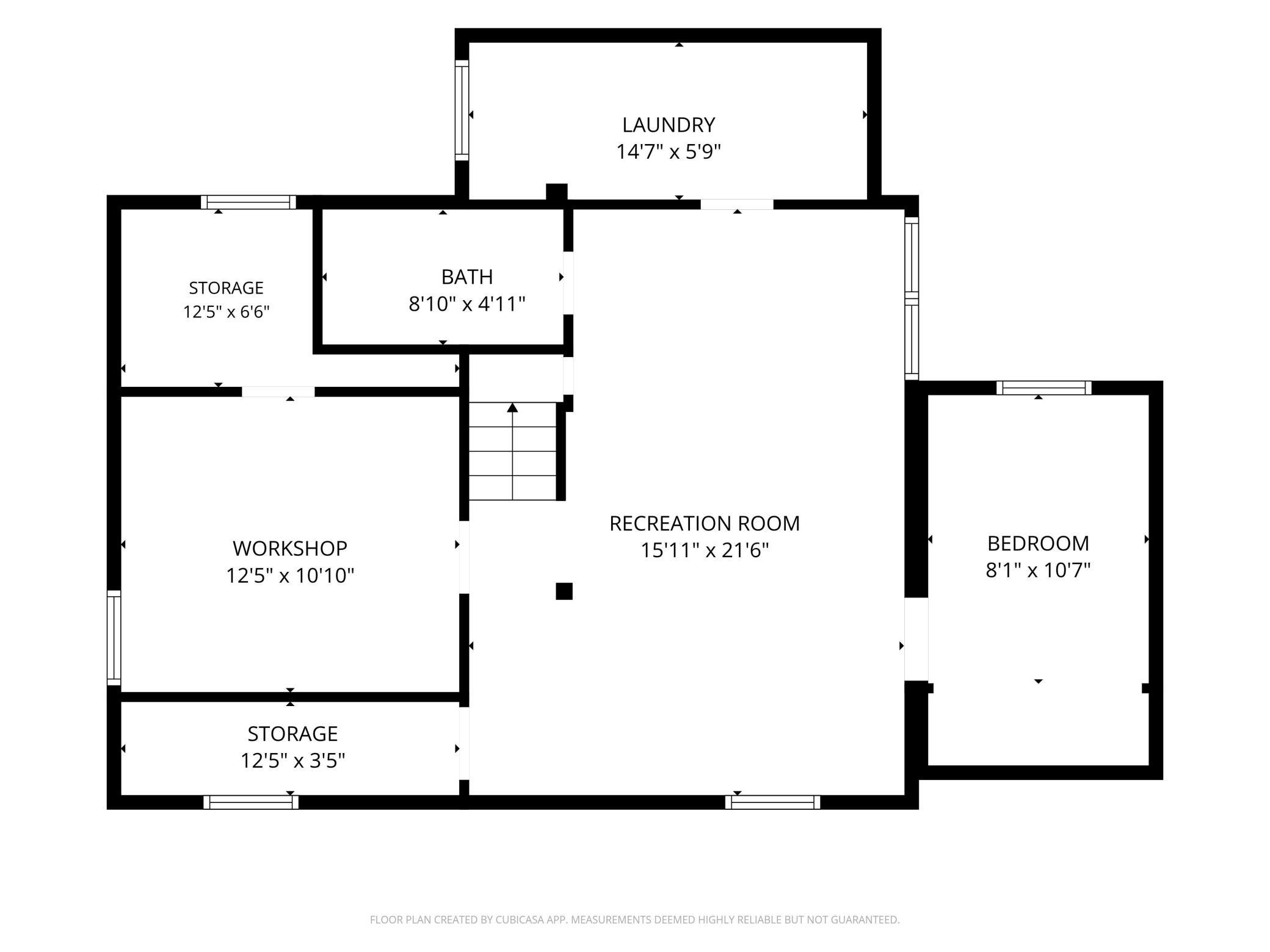 Lower level layout