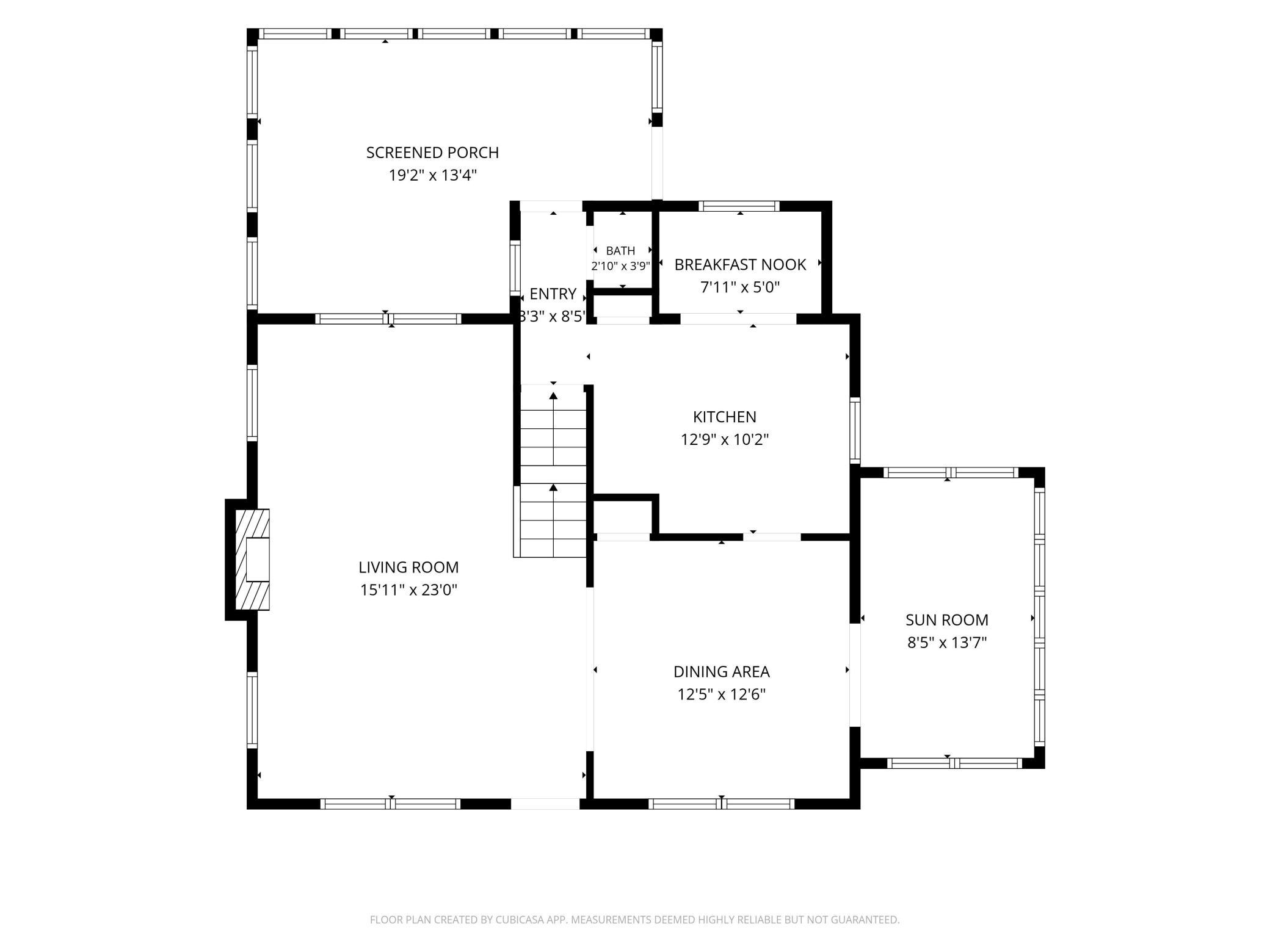 Main level layout
