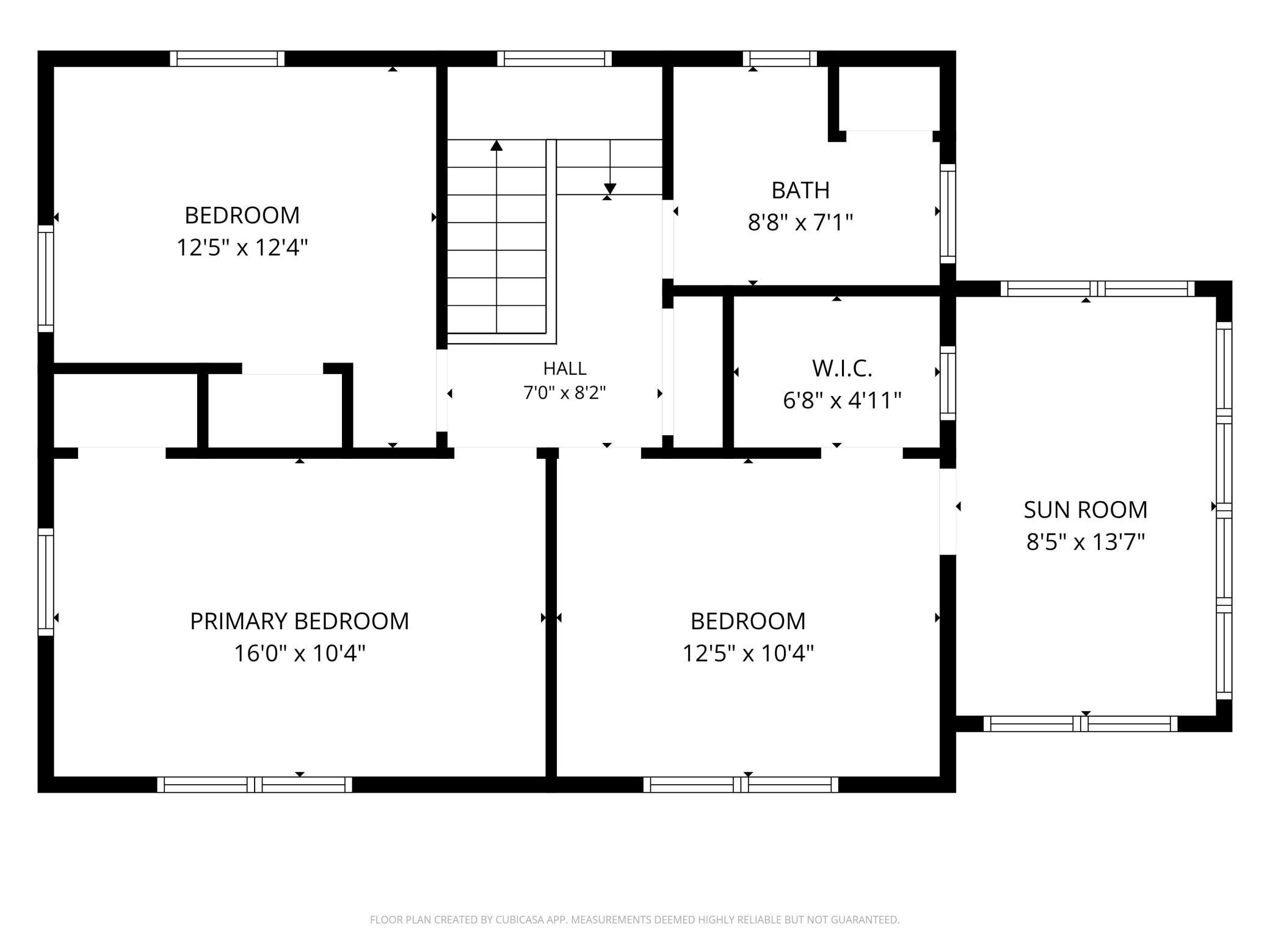 Upper level layout