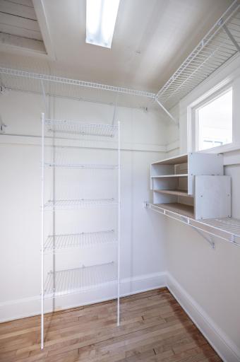 Primary closet