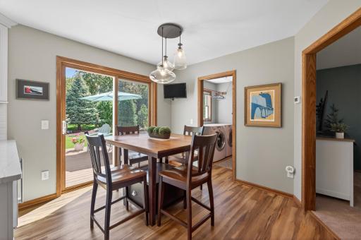 For your added convenience, the laundry room is also available on the main floor directly leading to the garage.