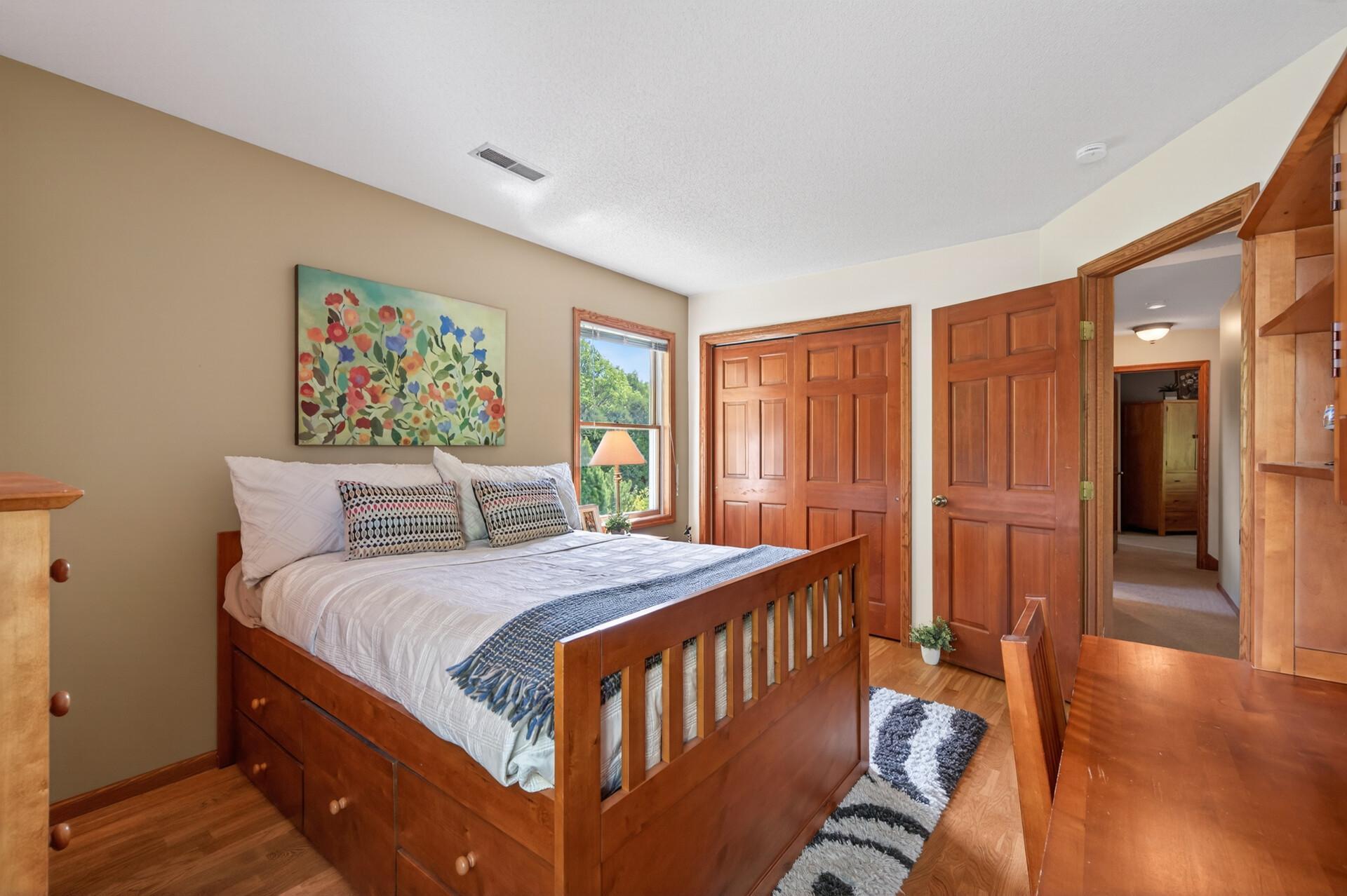 This room is also a great size for all the furniture you need plus and good size reach-in closet