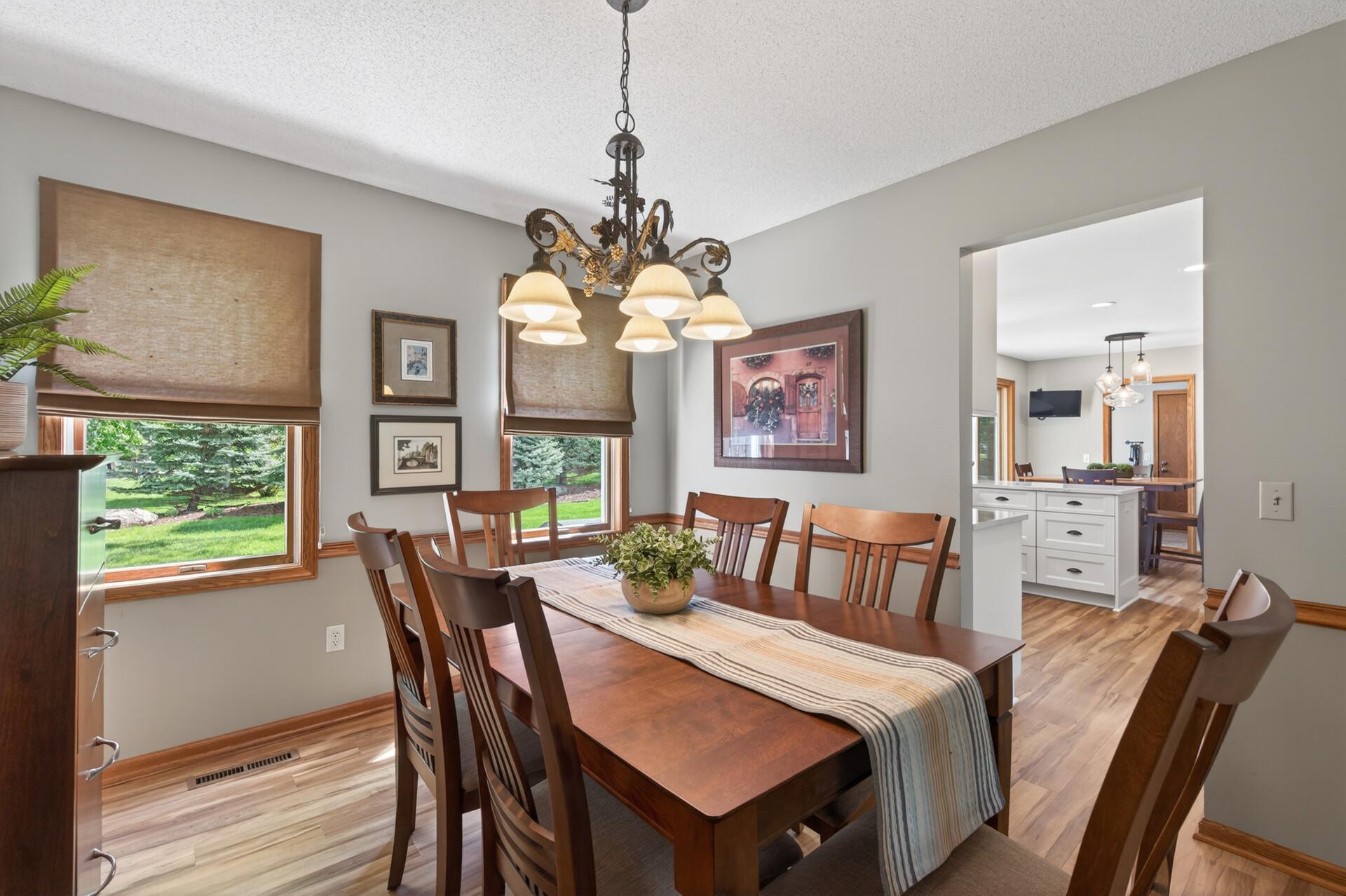 Separate formal dining space ideal for entertaining and special occasions