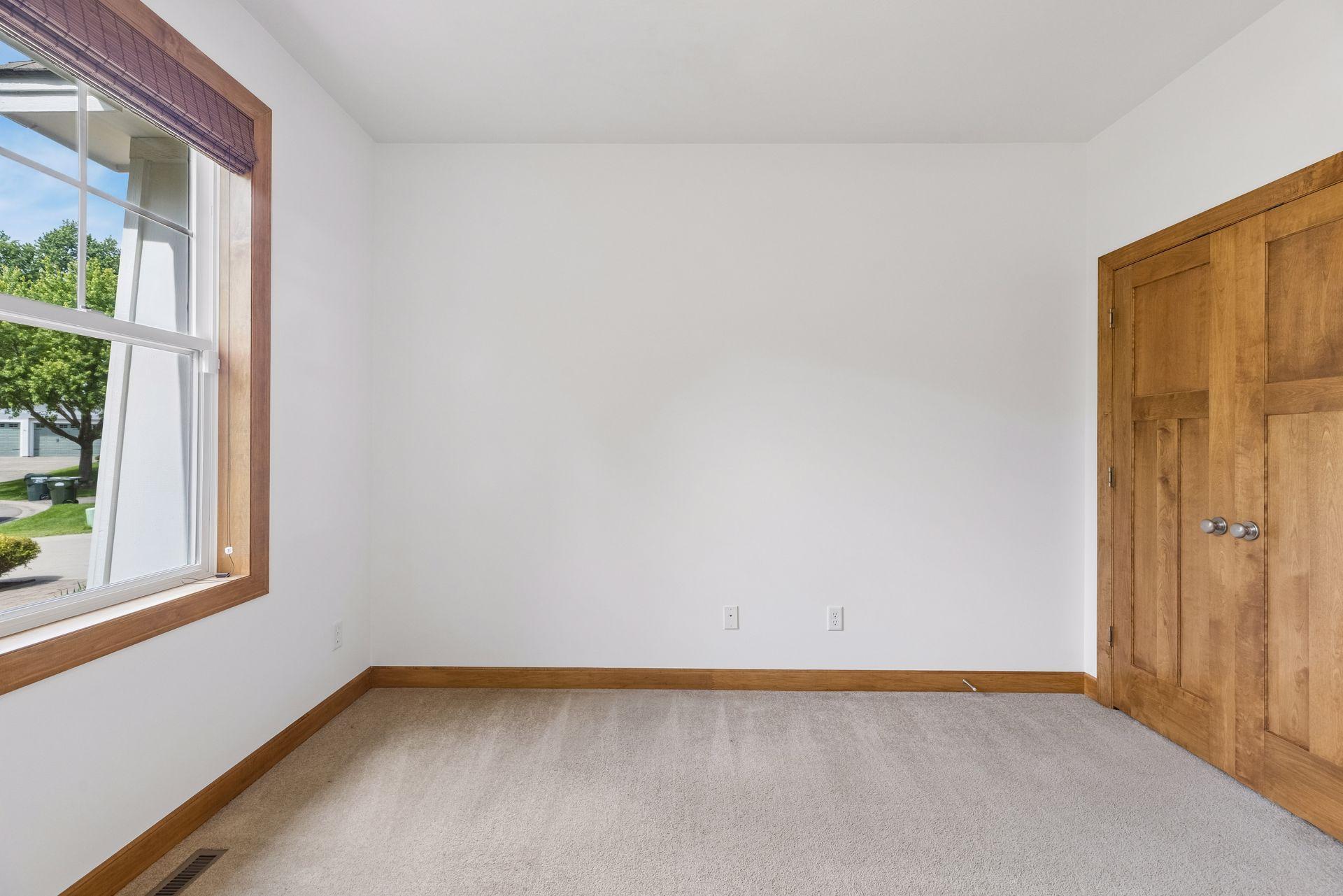 One of three bedrooms on the main level.