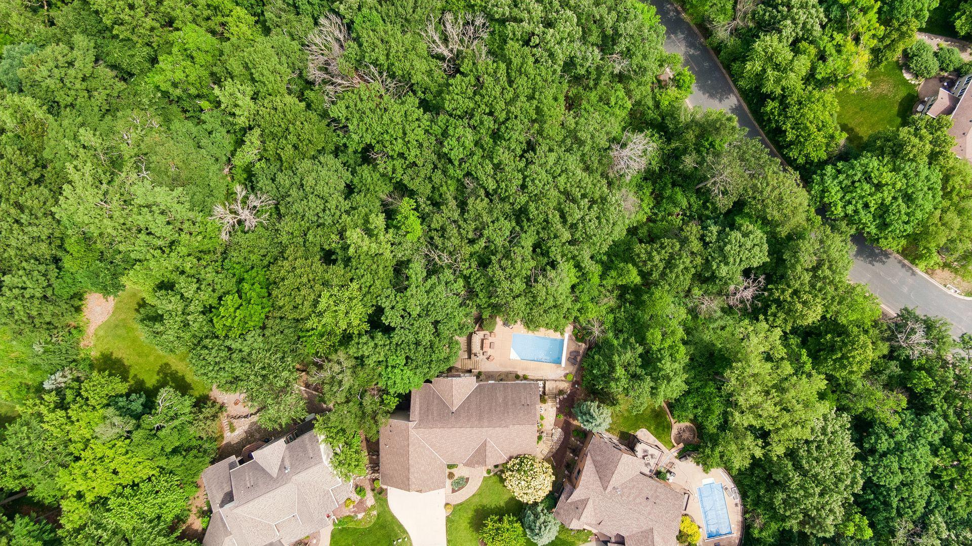 The lost is just under 1 acre.