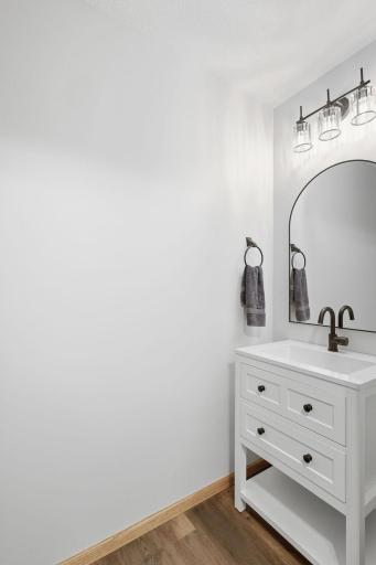 Main floor half bath