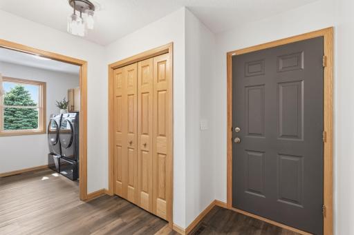 Entrance from garage!