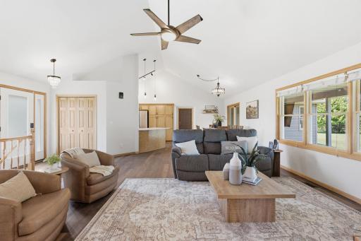 Walk into beautiful main living room.