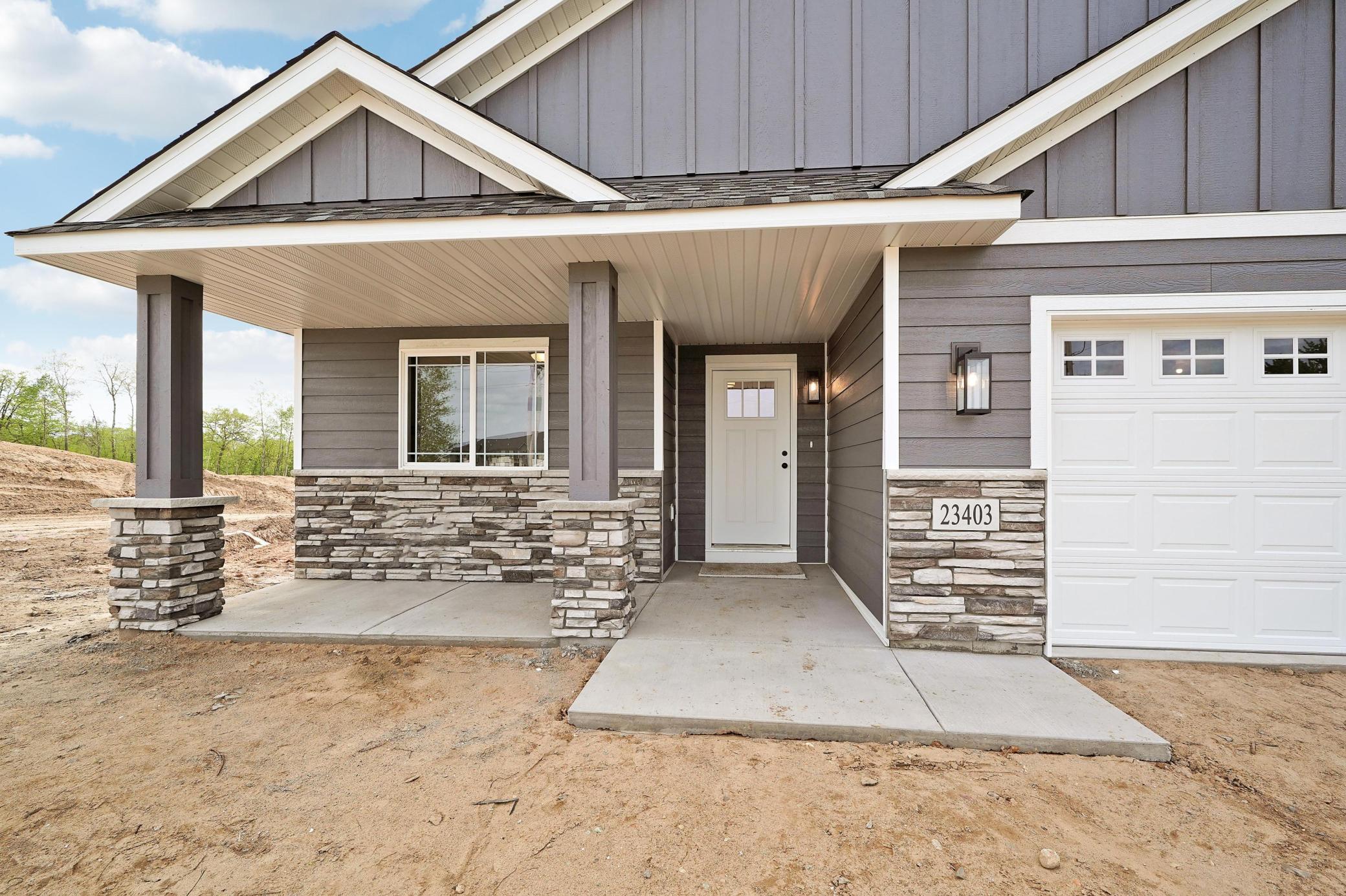 Welcoming front porch