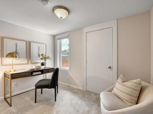 Additional bedroom, office, or den to use as you like.