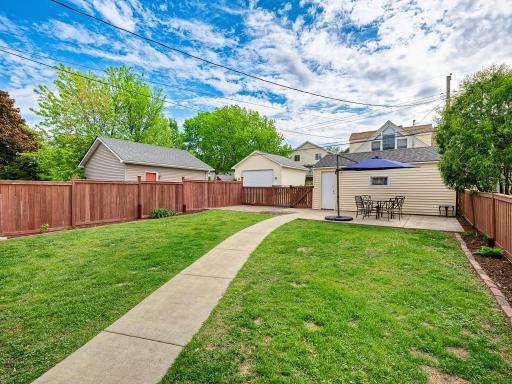 A brand-new roof on both the garage and home adds value and peace of mind.