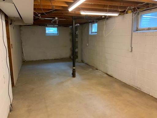 Lower Level area to make family room, hobby room, bedroom would need legal window installed.