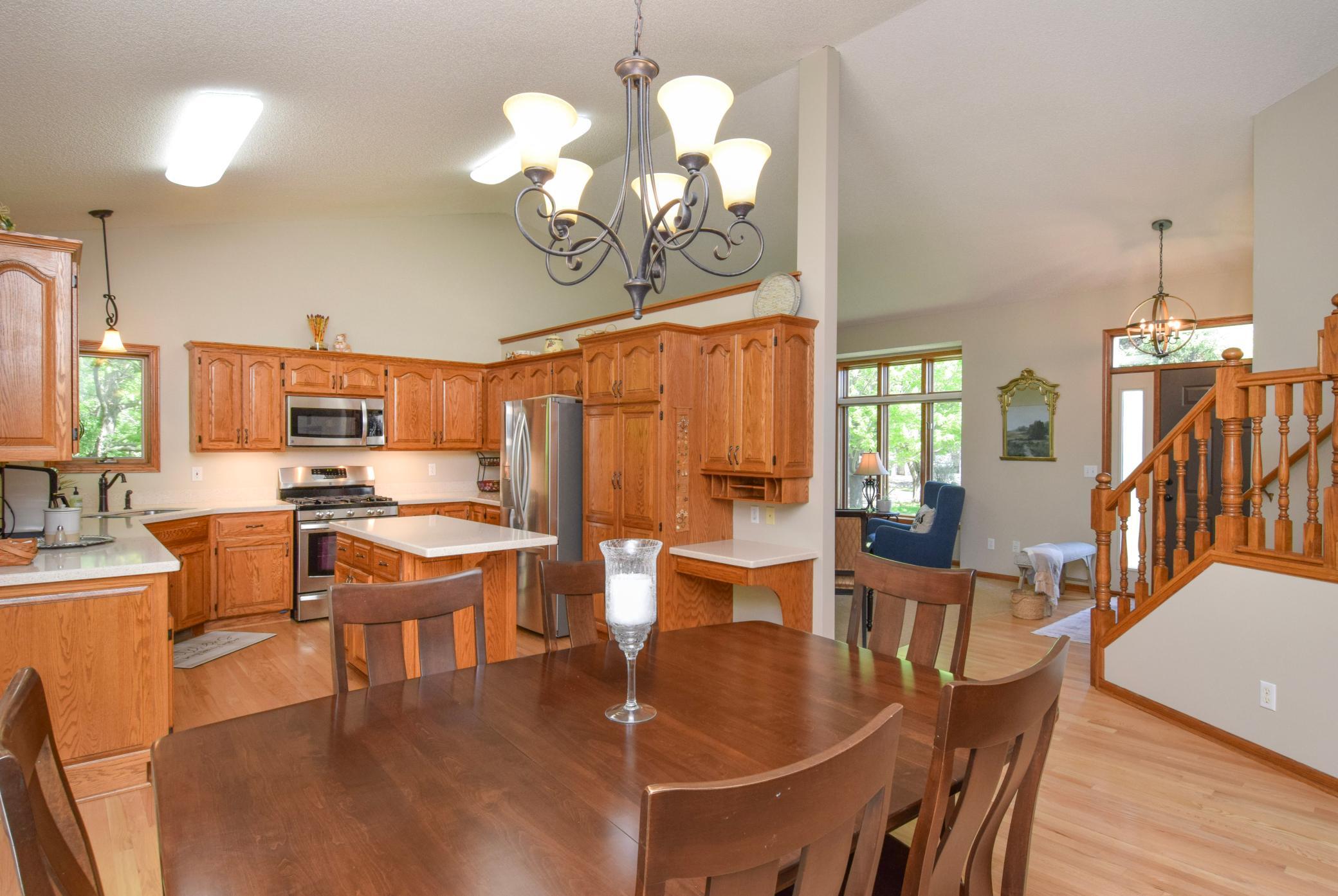Gorgeous Wood Throughout! Genuine Too! REAL Oak Flooring Recently Sanded and Coated with a Matte Finish is Sure to WOW!!!