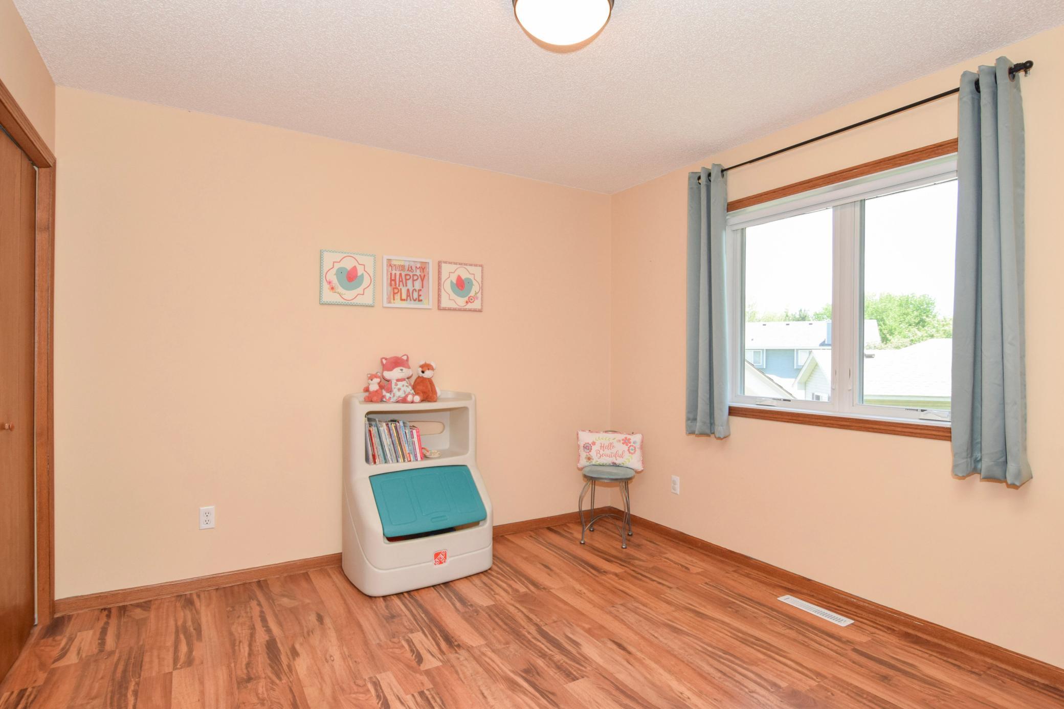 Bedroom Two on Upper Level Has Been Cleared and Now Used for Grand Kiddos Play Time! *Note Any White Vinyl Windows are Newer!