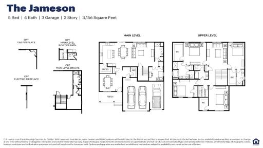 Note this Jameson includes the optional main level ensuite.