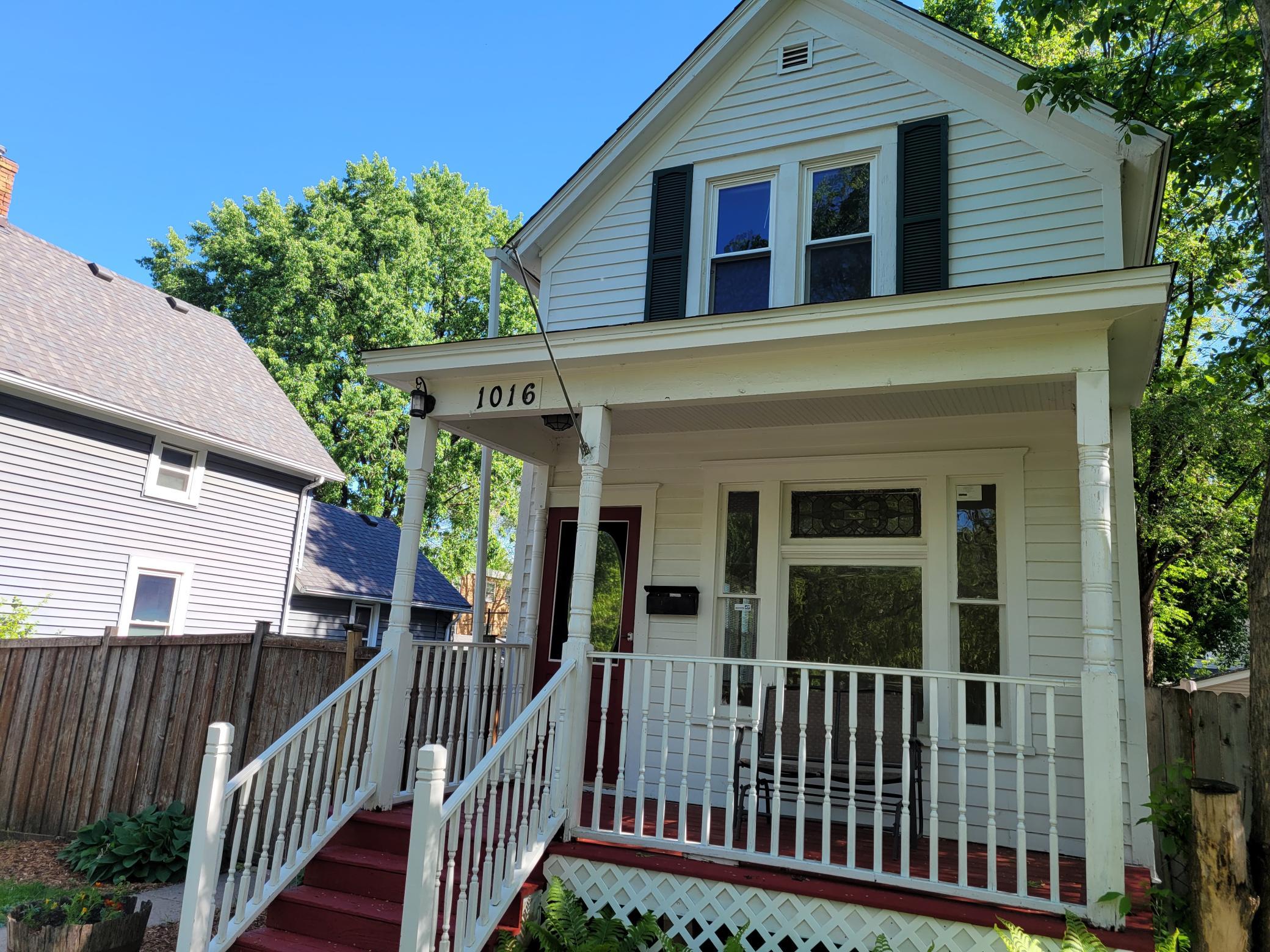 Charming front porch!