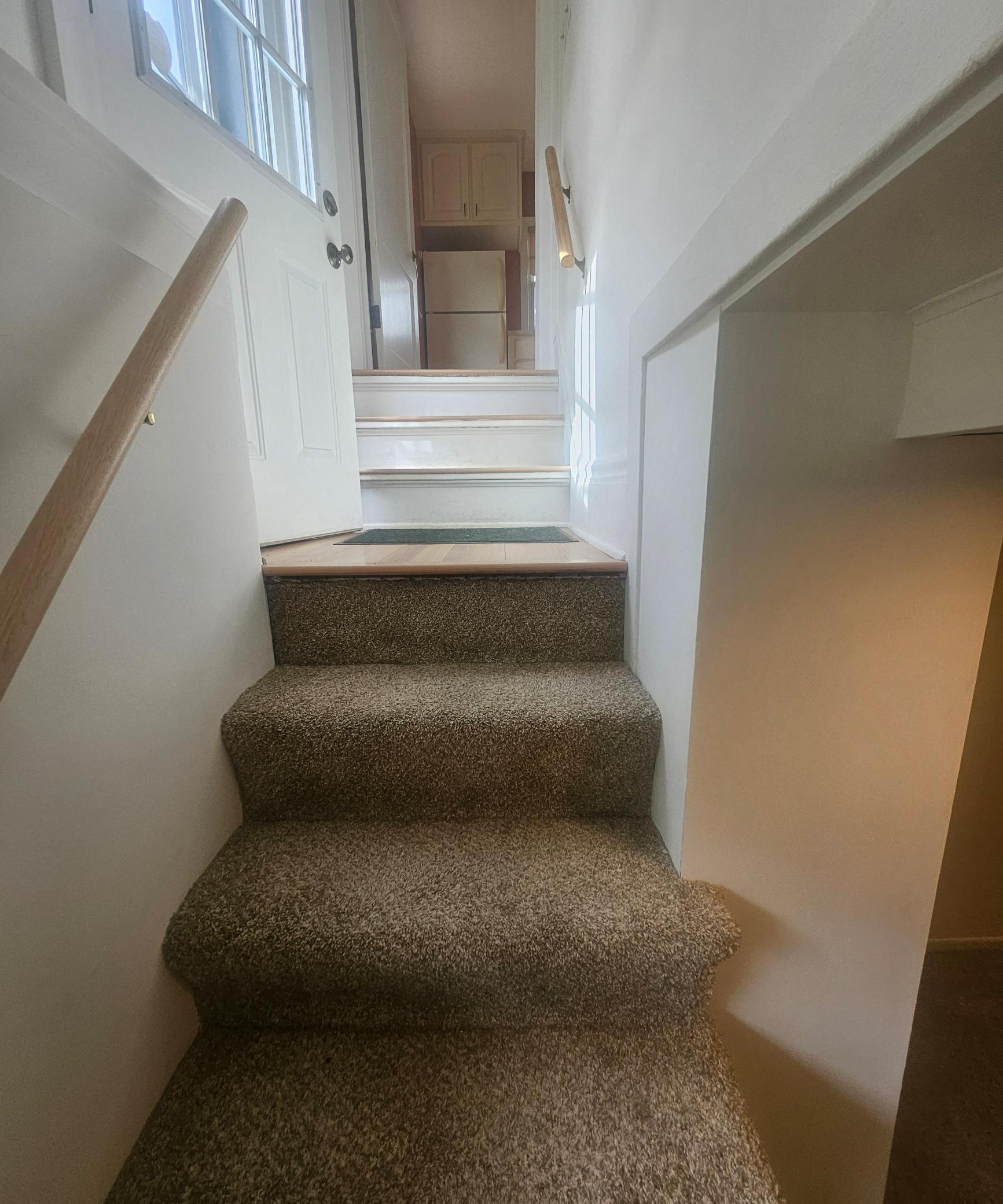 Stairs leading downstairs