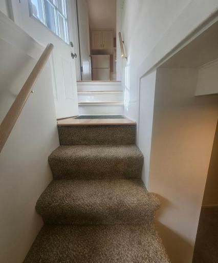 Stairs leading downstairs
