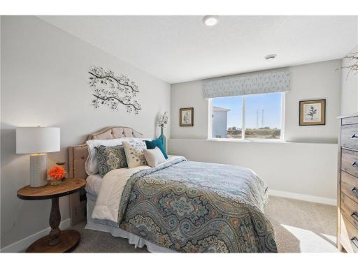 Bedroom #4 on the lower level has access to a full bathroom on the lower level