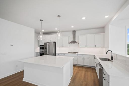 With ample cabinetry storage, everything is kept both within reach and out of sight at the same time