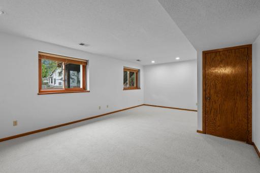 Lower Level family room was just painted in May and new carpeting install in May.