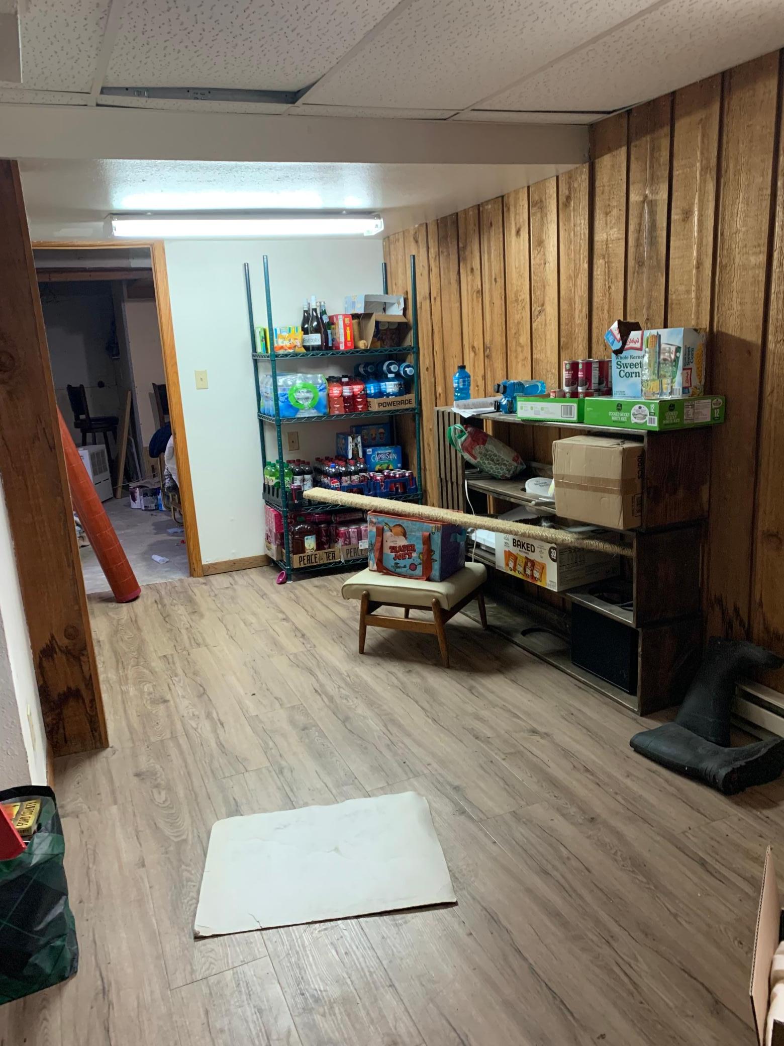 Basement extra game area