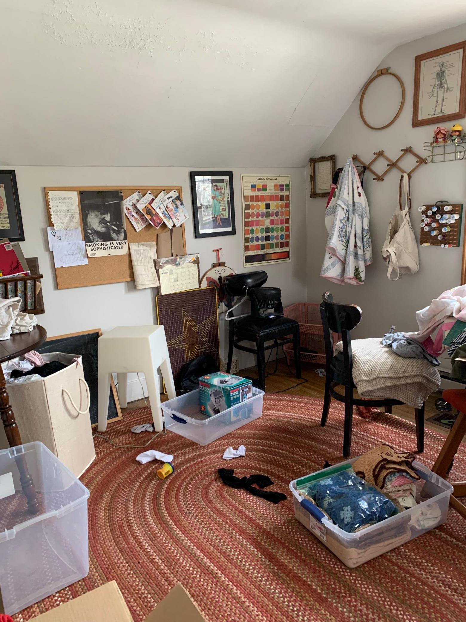 Upper level bedroom/Used as sewing room