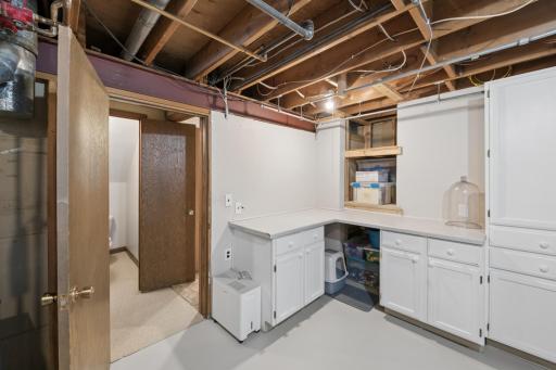 Extra storage space in your Laundry/Mechanical room