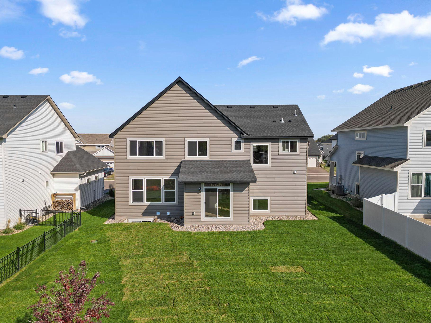 Large backyard for summer gatherings