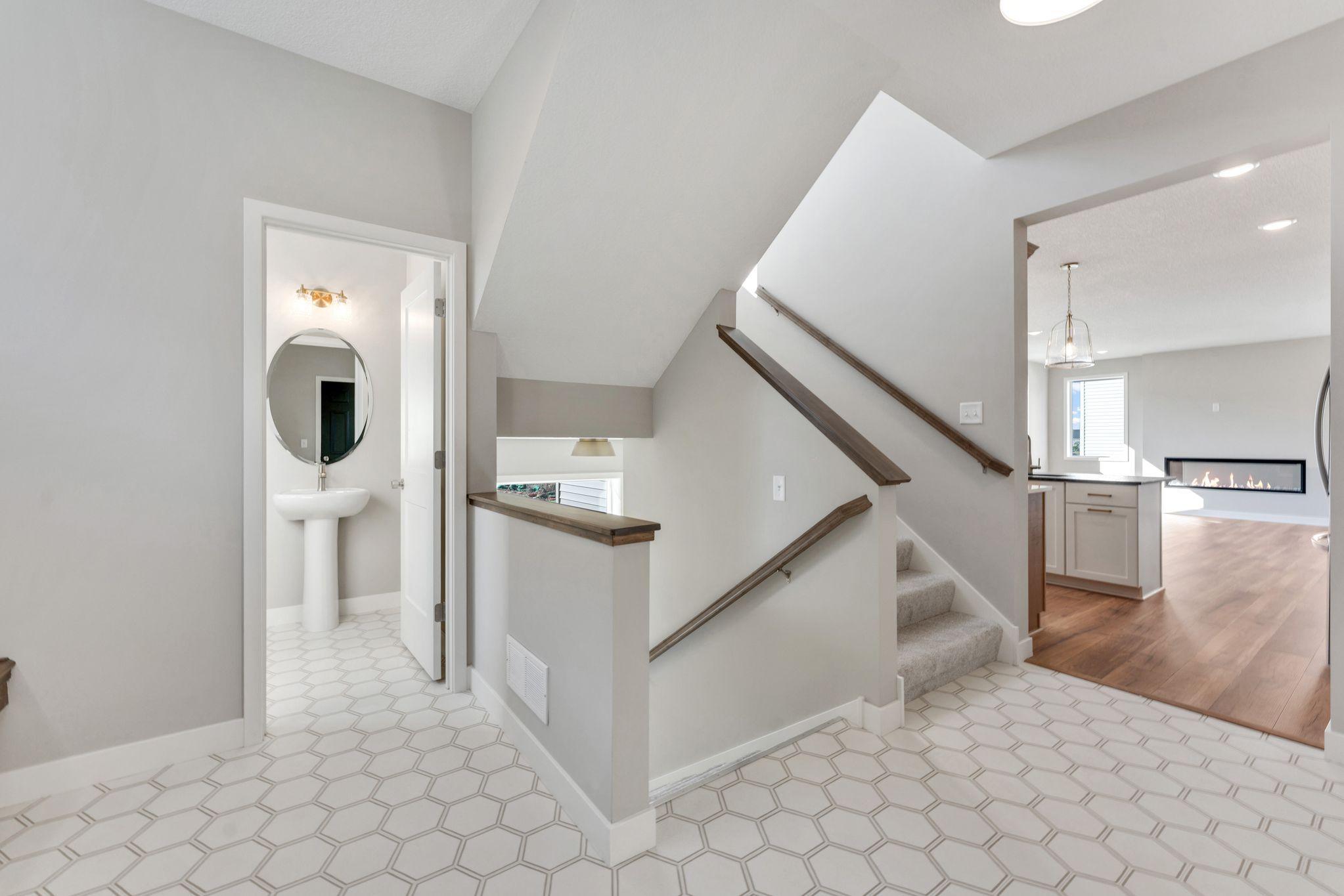Main floor powder room