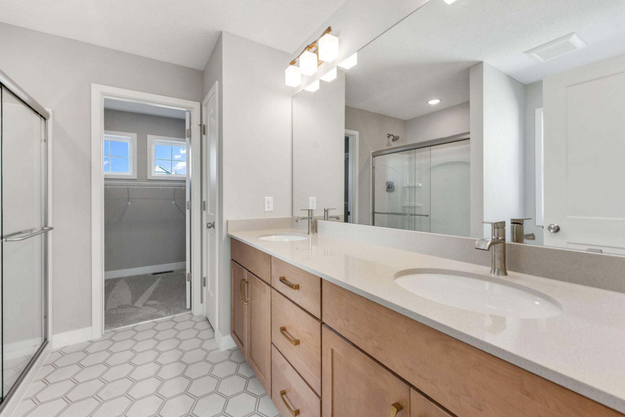 Primary Bath with double vanity