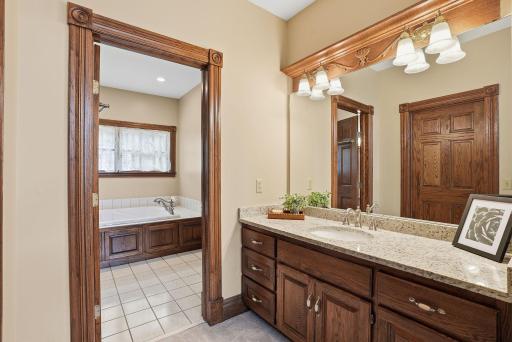 Primary en-suite also includes a mammoth walk-in closet. You won't find that in every Victorian home!