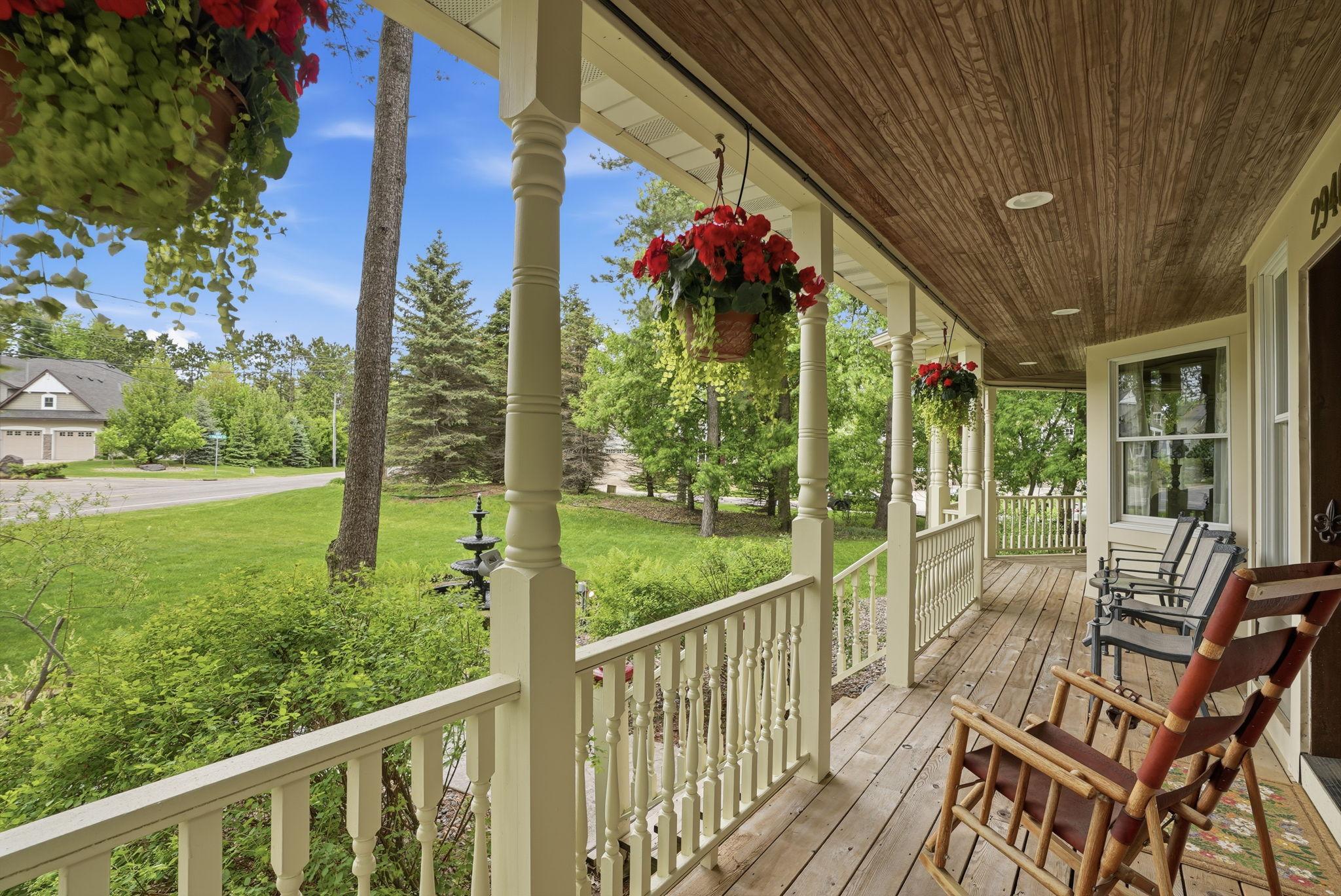 Wrap-around porch is picture-perfect!