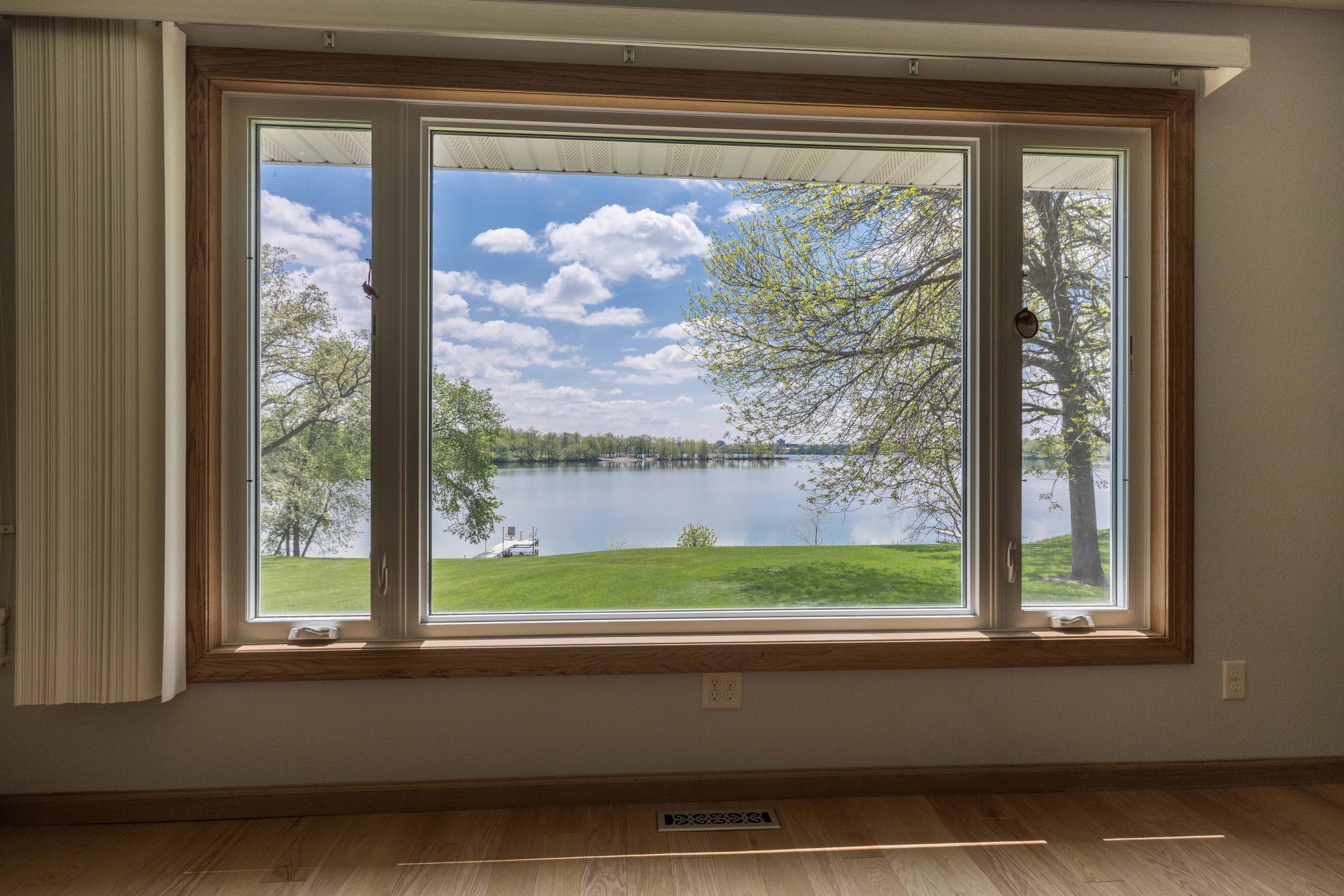 Gorgeous Lake View from Living Room
