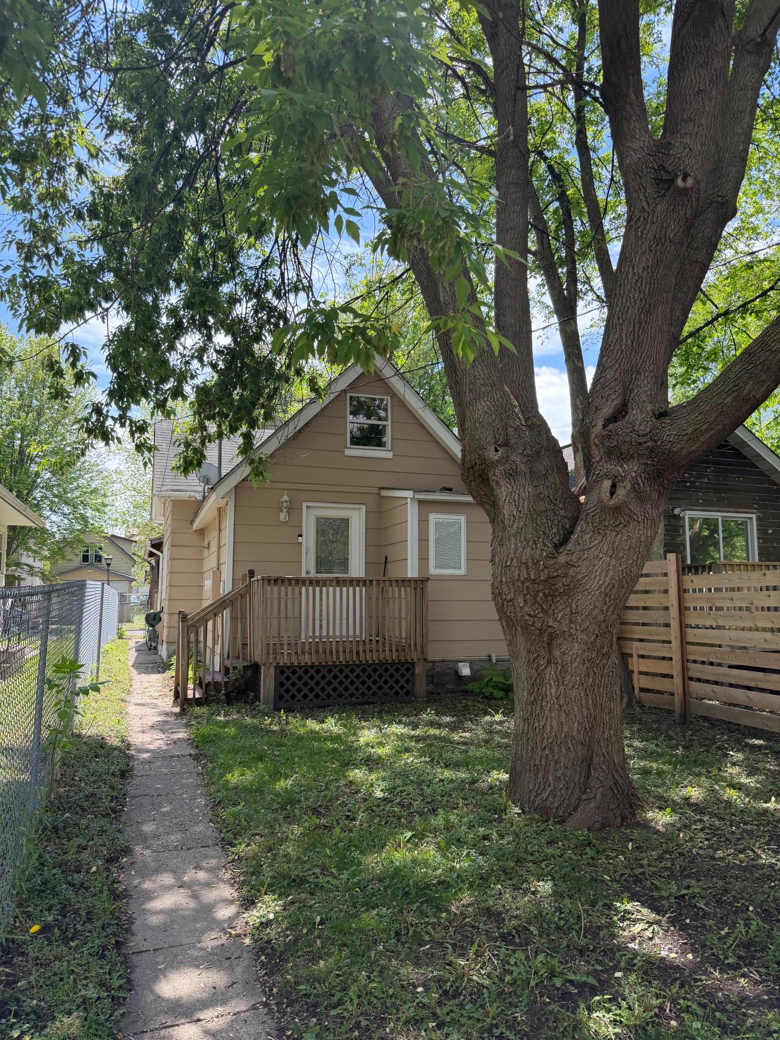 Back of home