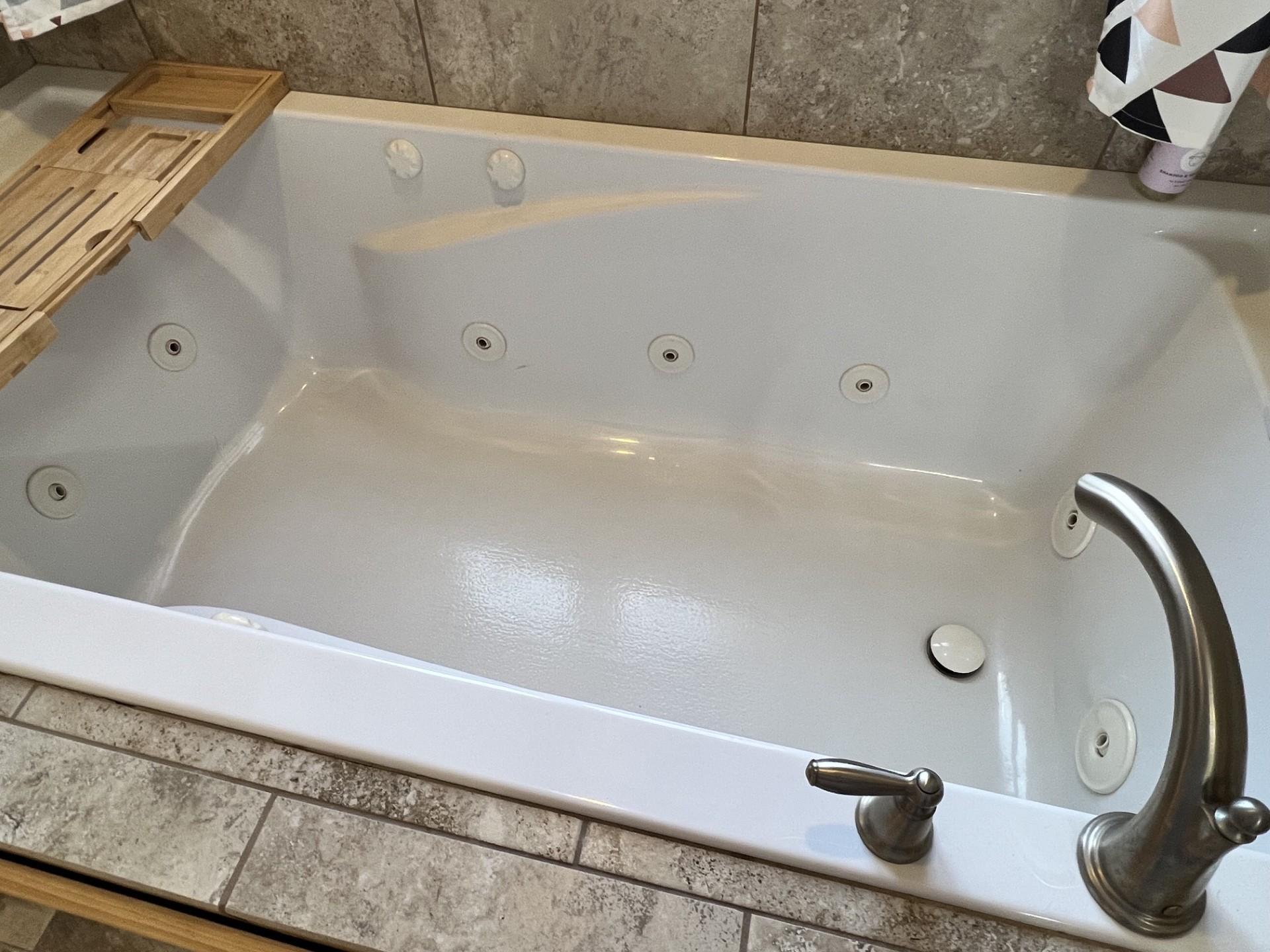 Jacuzzi tub in primary bath