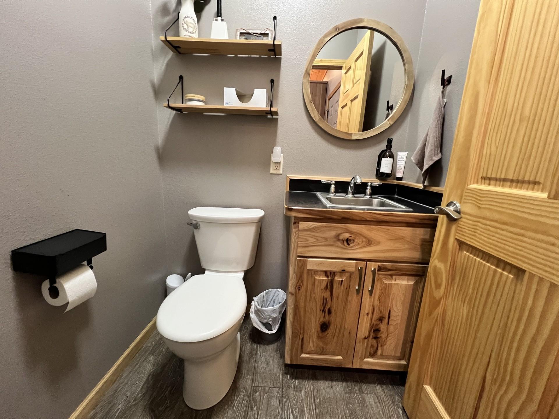 Bathroom - 1/2 bath by the garage entry