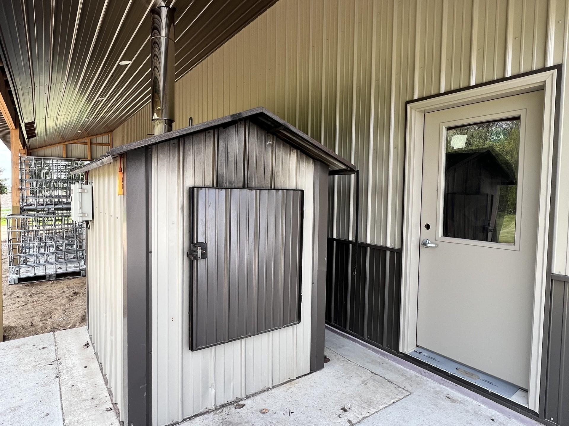 Secondary heat source for house and workshop - wood boiler
