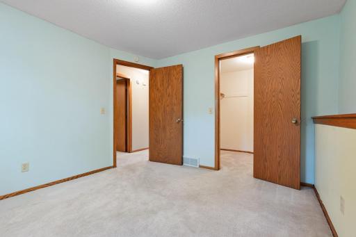 Another lower level bedroom with walk in closet!!