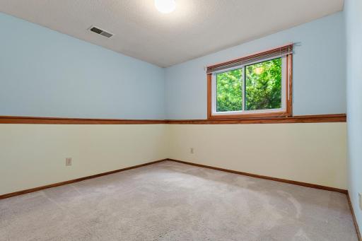 Another lower level bedroom with walk in closet!!